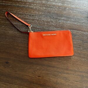 Michael Kors Leather Wristlet